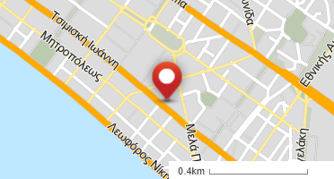 Location of business on map
