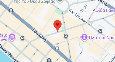Location of business on map