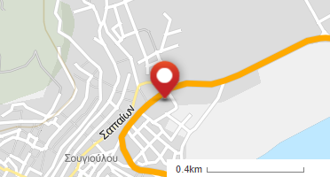 Location of business on map