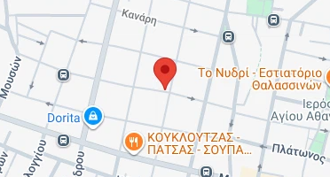 Location of business on map