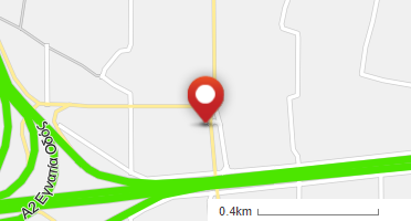 Location of business on map