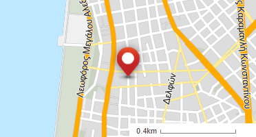Location of business on map