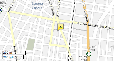 Location of business on map