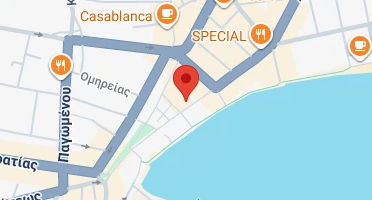 Location of business on map