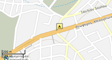 Location of business on map