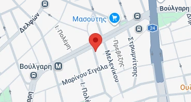 Location of business on map
