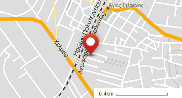 Location of business on map