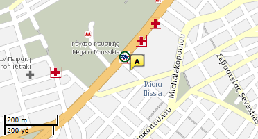 Location of business on map