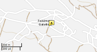 Location of business on map