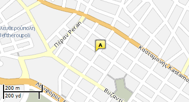 Location of business on map