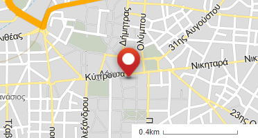 Location of business on map