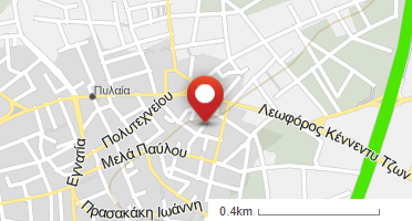 Location of business on map