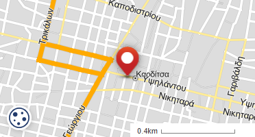 Location of business on map