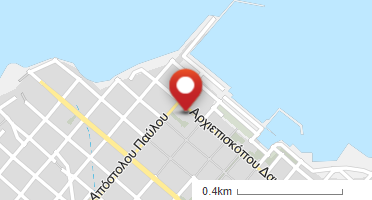 Location of business on map