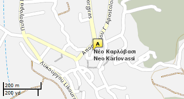 Location of business on map