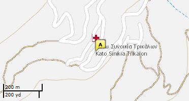 Location of business on map
