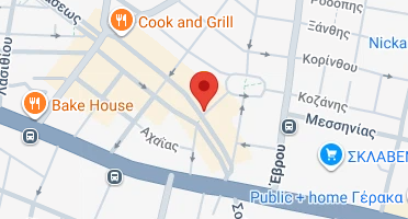 Location of business on map