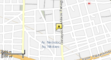 Location of business on map