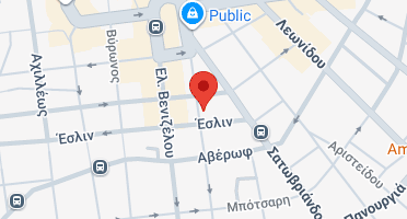 Location of business on map