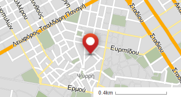 Location of business on map