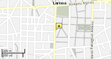 Location of business on map