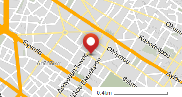 Location of business on map
