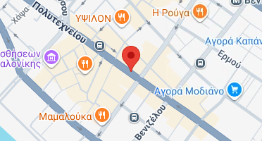 Location of business on map