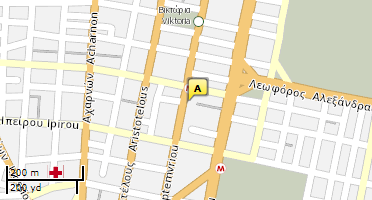 Location of business on map