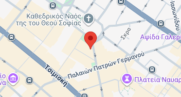 Location of business on map