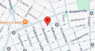 Location of business on map