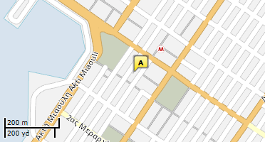 Location of business on map