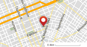 Location of business on map