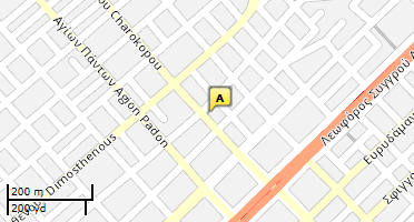 Location of business on map