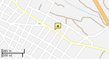 Location of business on map
