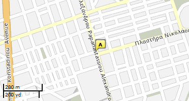 Location of business on map