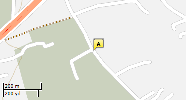 Location of business on map