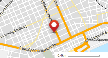 Location of business on map