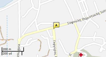 Location of business on map