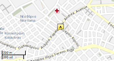 Location of business on map