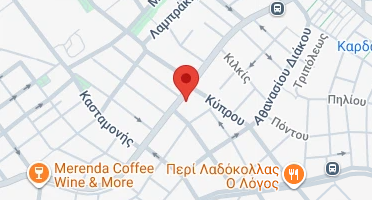 Location of business on map