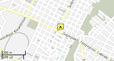 Location of business on map