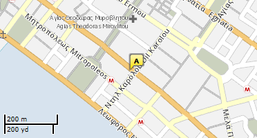 Location of business on map