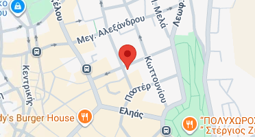 Location of business on map