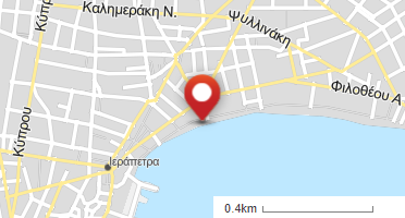 Location of business on map