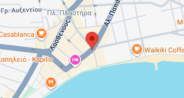 Location of business on map