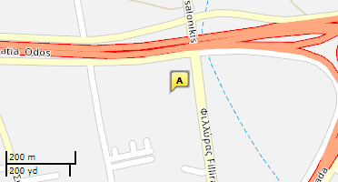 Location of business on map