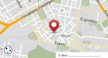 Location of business on map