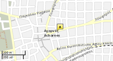 Location of business on map
