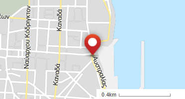 Location of business on map