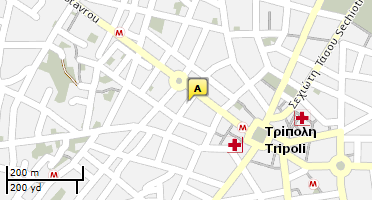 Χάρτης και σημείο της επιχείρησης